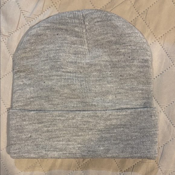 Ed Hardy Gray Beanie with Tiger and Floral Design - Picture 2 of 2